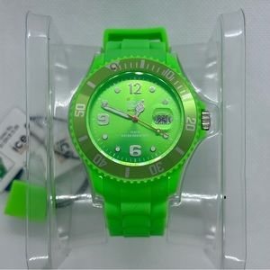 Ice Watch Ice Forever Green Big Silicone Analog Quartz Unisex Watch. Open box